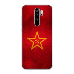 Силиконовый чехол Красное знамя на Xiaomi Redmi Note 8 Pro