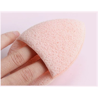SALE Спонж для умывания, очищение и эффект легкого пиллинга, 1 шт. цвет розовый.