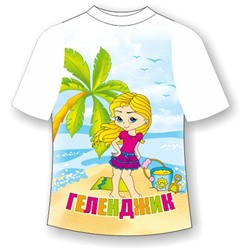 Детская футболка Геленджик на пляже