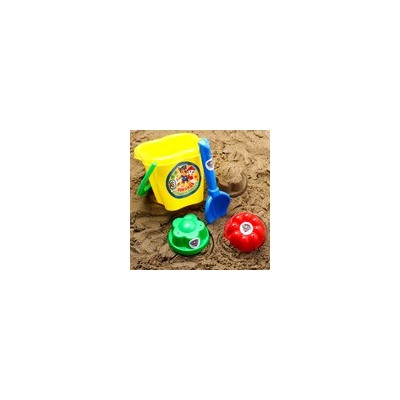 Щенячий патруль. Набор для игры с песком "Команда друзей", 4 предмета, цвет МИКС, 800 мл 2474251