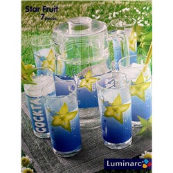 Питьевой набор STAR FRUIT Luminarc 7 предметов