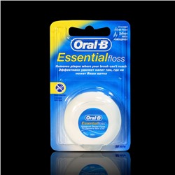 Нить зубная Oral-B Essential Floss UnWaxed, невощеная, 50 м