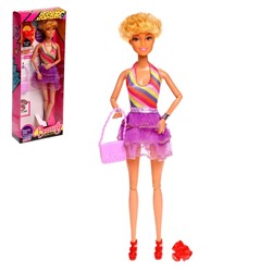 Кукла-модель шарнирная «Алиса» в платье, с аксессуарами, МИКС 7023868