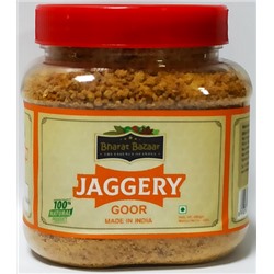 Сахар тростниковый неочищенный гранулированный Гур / Джаггери (Goor / Jaggery) Bharat Bazaar 400 гр.