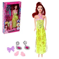 Кукла-модель «Карина» с набором платьев и аксессуарами, МИКС 6944102