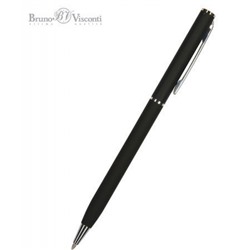Ручка автоматическая шариковая 0.7мм "PALERMO" синяя (черный металлический корпус) 20-0250/01 Bruno Visconti