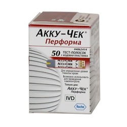 ТЕСТ-ПОЛОСКИ ACCU-CHEK PERFORMA N100