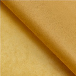 Бумага упаковочная тишью, горчичная, 50 х 66 см