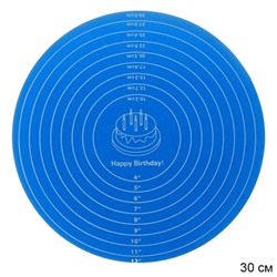 Силиконовый коврик 30 см круглый / M-88 /уп 200/ 0,098