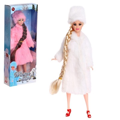 Кукла-модель шарнирная «Русская красавица», цвет белый 9047737