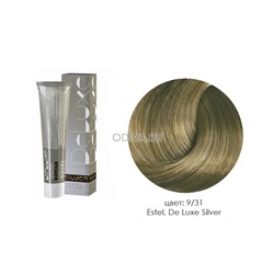 Estel, De Luxe Silver - крем-краска (9/31 блондин золотисто-пепельный), 60 мл