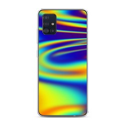 Силиконовый чехол Holographic texture на Samsung Galaxy A51