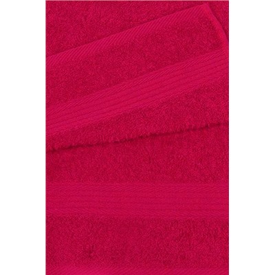 Полотенце махровое 70х140 бордюр №120 -пл. 375 гр/м2- (рубиново-красный, 205)