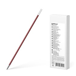 Стержень шариковый 1,0 мм, ErichKrause, для ручек R-301 Stick и др., 140 мм, чернила красные
