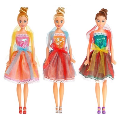 Кукла-модель «Сьюзи» в платье, МИКС 6632005