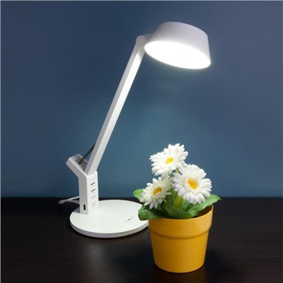 Настольная лампа Slink, 8Вт LED, 480лм, 3300-6500К, цвет белый