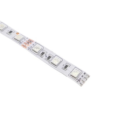 Светодиодная лента Ecola PRO 5 м, IP20, SMD5050, 60 LED/м, 14.4 Вт/м, 12 В, RGB