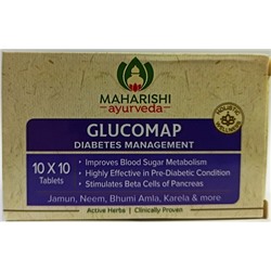 Глюкомап Махариши Аюрведа (против диабета) Glucomap Maharishi Ayurveda 100 табл.