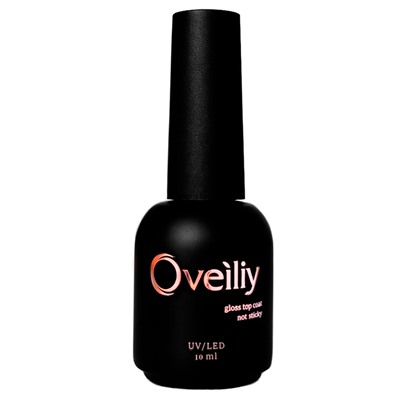 Oveiliy, Глянцевое финишное покрытие без липкого слоя, 10 ml