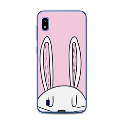 Силиконовый чехол Ушки кролика на Samsung Galaxy A10