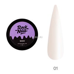 RockNail, гель-краска №01 (Super White), 3 гр