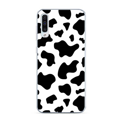 Силиконовый чехол Пятна коровы на Samsung Galaxy A50