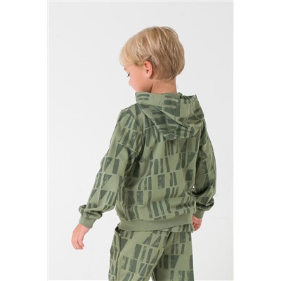 Куртка для мальчика Crockid К 301311 темно-оливковый, бамбуковые палочки к1265