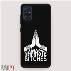 Матовый силиконовый чехол Namaste на Samsung Galaxy A51