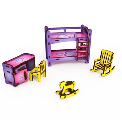Цветной набор "Детская комната" (фиолетовый мистик)