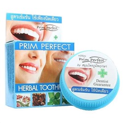 Prim Perfect Зубная паста отбеливающая травяная / Herbal Toothpaste, 25 г