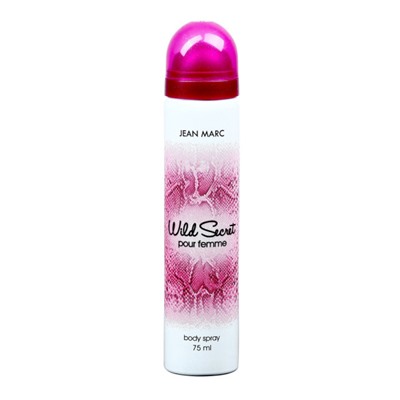 Дезодорант-спрей женский JEAN MARC Wild Secret Body Spray, 75мл