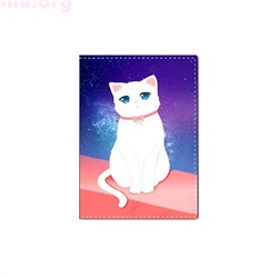 Обложка на паспорт «Sad cat»