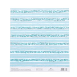 Бумага для скрапбукинга с клеевым слоем «Бирюзовая нежность», 20 × 21,5 см, 250 г/м