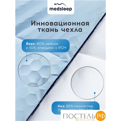 MEDSLEEP Одеяло БЛЮ КРИСТАЛЛ 200х220, 1 пр., нейлон/спандекс/бамбук, 200г/м2