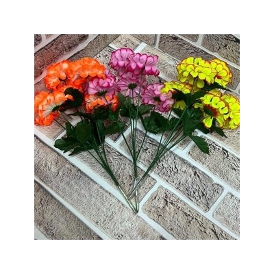 Цветы искусственные декоративные Клематис мелколистный (6 бутонов) 35 см