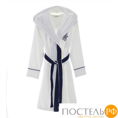 1013G10024101L Халат женский Soft cotton MARINE LADY белый L