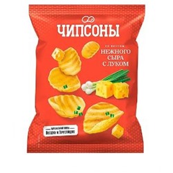 «Чипсоны», чипсы со вкусом нежного сыра с луком, 40 гр. KDV