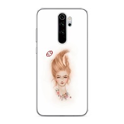 Силиконовый чехол Рак прическа на Xiaomi Redmi Note 8 Pro