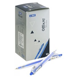 Ручка автоматическая шариковая LINC "OFFIX RT" синяя 0.7мм трехгран. корпус 4050-B LINC