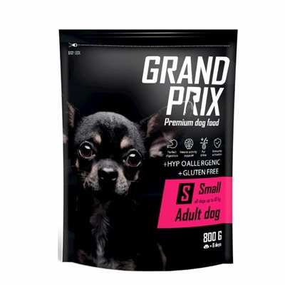 Сухой корм GRAND PRIX для собак мелких пород , с курицей, 800 г
