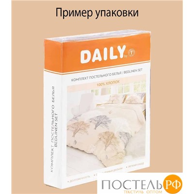 Daily by T ЭВИТА КПБ 200х210-1/215х250-1/50х70-2, 4 пр., хл.