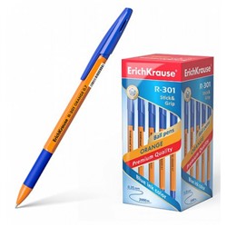 Ручка шариковая R-301 GRIP Orange синяя  0.7мм 39531 ErichKrause