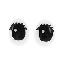 Глаза винтовые с заглушками, набор 4 шт, размер 1 шт: 1,3×1 см