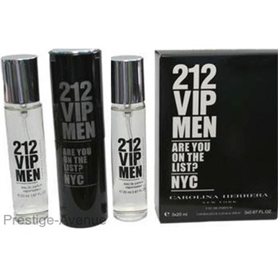 Carolina Herrera - Туалетная вода 212 Vip Men 3х20 мл