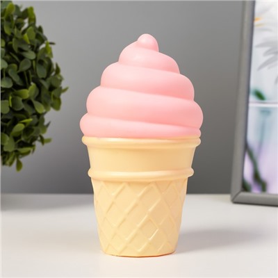 Ночник пластик "Мороженое в стаканчике" МИКС LEDх1 7,5х7,5х14 см