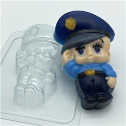 Форма пластиковая - Малыш "Полицейский" арт. 2171
