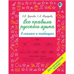 Все правила русского языка в схемах и таблицах. Для начальной школы. Узорова О.В.