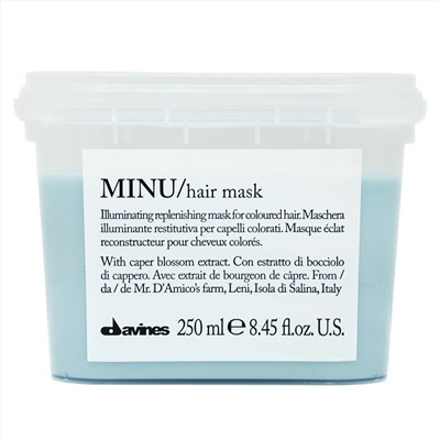 Восстанавливающая маска для окрашенных волос Minu Hair Mask, 250 мл