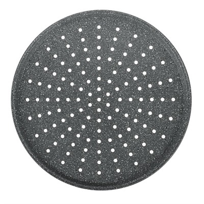 SATOSHI Буко Форма для пиццы перфорированная, 32,5х1см, угл.сталь, антипригарное покрытие "Мрамор"