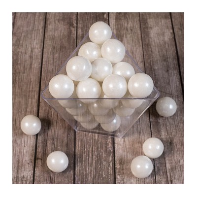 Сахарные шарики Белые перламутровые 12 мм New, 50 гр